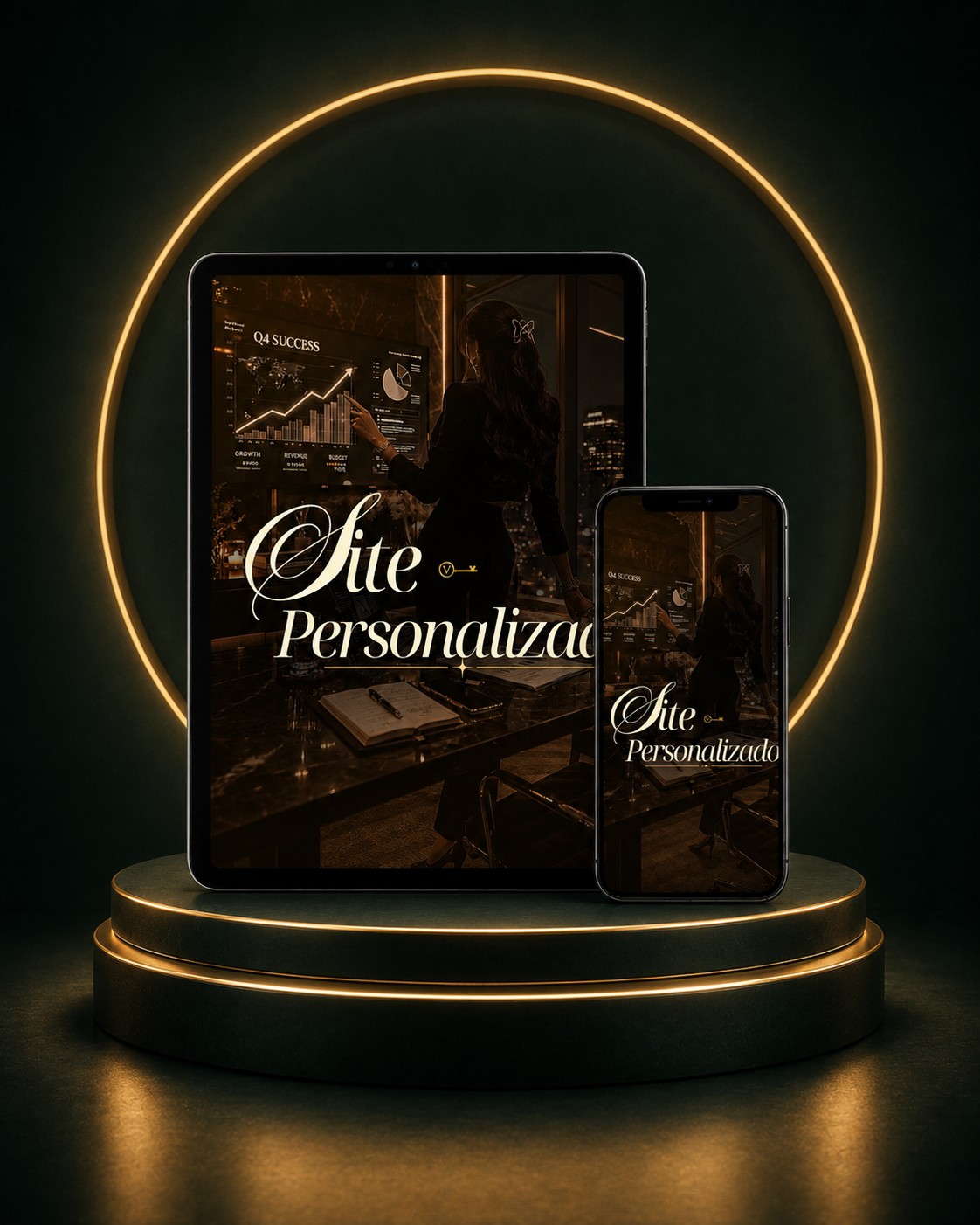 Mockup do produto Site Personalizado